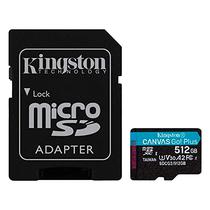 Cartao de Memoria Micro SD Kingston Canvas Go Plus 512GB 170MBS  SDCG3/512GB