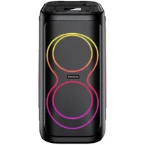 Caixa de Som Aiwa AWPOP12 2 de 8" 800 Watts P.M.P.O com Bluetooth/USB/FM - Preta (Riscado)
