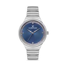 Relogio Analogico Feminino Daniel Klein Premium DK.1.12522-6 - Prata/Azul