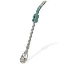 Bomba Stanley Classic Mate Straw - Prata/Verde