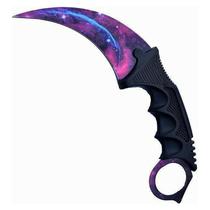 Tatico Canivete Karambit NF6111 de 19CM - Galaxia Roxo