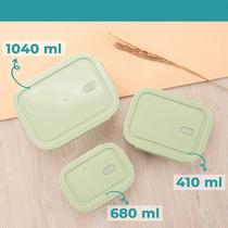 Kit de Taper Vidro 11515 Bowl Set - 3 PCS