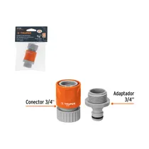 Conector de Manguera Truper 12722 3/4
