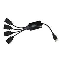 Hub USB Sate A-HUB05 4 Portas 2.0 Preto