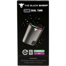 Vaper Descart Vel The Black Sheep Fresh Mint + Grape 20000 Puffs