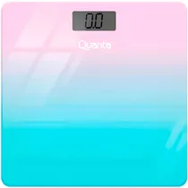 Balança de Peso Corporal Quanta QTBDS12 Até 180 KG - Azul/Rosa