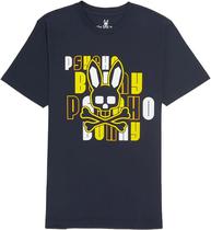 Outlet Camiseta Psycho Bunny B6U431W1PC Masculina - Navy