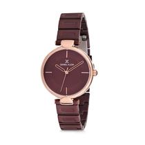 Relogio Analogico Feminino Daniel Klein Premium DK12190-5 - Bordo e Rosa Ouro