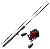 Kit Top Fishing Vara Klaus KL-C502 + Carretilha Klaus 6000 (Direita)