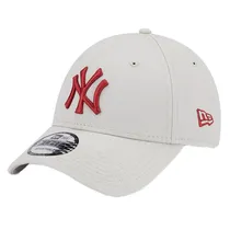 Kepí Novo Era MLB 9FORTY New York Yankee Bege Claro