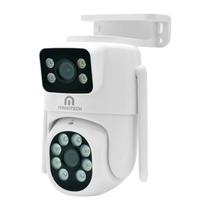 Camera de Seguranca Mannatech SWD1542-Q30 Smart Wi-Fi / Microfone / Alarma / Deteccao Humana / Visao Noturna / App Icsee- Branco