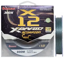 Linha Multifilamento Sumax Scorpion Braid X12 0,32MM 70LB 300M