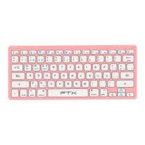 Teclado FTX FTXB1000 Bluetooth/Ultra Slim/Portugues Rosa