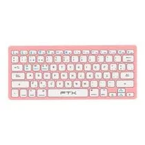 Teclado FTX FTXB1000 Bluetooth/Ultra Slim/Portugues Rosa
