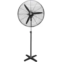 Ventilador de Parede/Chão Mega Star FAN26B 2 Em 1 26" 130W 220V - Preto