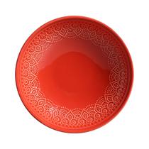 Plato Hondo Porto Brasil Agra 13641601 21 CM Rojo