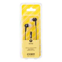 Fone de Ouvido Coby CE-102 - 3.5MM - com Microfone - Preto