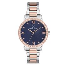 Relogio Analogico Feminino Daniel Klein DK.1.12727-5 Premium Ladies / Pulseira de Aco Inoxidavel - Prata/Rose Gold