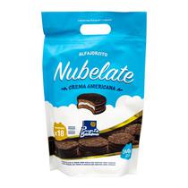 Mini Alfajor Punta Ballena Recheio Mousse Baunilha Cobertura Chocolate Ao Leite Pacote  360G