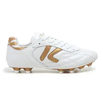 Chuteira de Fútbol Kelme Heritage MG Branco Ouro 37 (Eu)