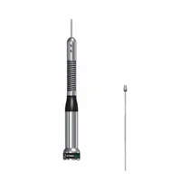 Antena Móvil PX Steelbras AP8689 VHF 5/8 Onda Slim Bold Con Resorte Uhf