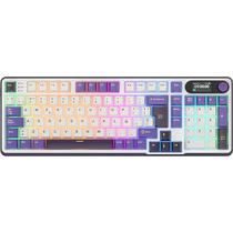 Teclado Mecanico Royal Kludge RKS98 96% RGB Sem Fio Switch Chartreuse - Blackberry Mousse (Espanhol)