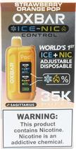Vape Descartavel Oxbar Ice-Nic Strawberry Orange Pop - 35000 Puffs