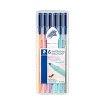 Marcador Staedtler Triplus Pastel 323 SB6 Pa 6 Unidades