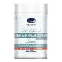 Ideal Crema para Masaje Corporal Sin Fragancia 650G