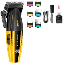 Cortador de Cabelo VGR V-285 Recarregável - Preto/Amarelo