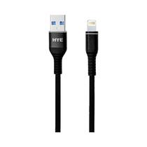 Cable Hye HYE25L USB-A A Lightning 1.2M Negro