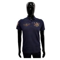 Camiseta La Martina Polo Masculino Eq.KMP606 04 Royal Marinho