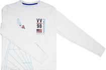 Outlet Camiseta Manga Longa Vineyard Vines 1V021019 Masculina - Branca