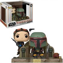 Funko Pop Star Wars Mandalorian *Moments*Boba Fett & Fennec Throne 486