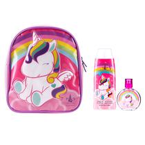 Kit Perfume Infantil Eau MY Unicorn Edt 50 ML + Gel de Banho + Mochila