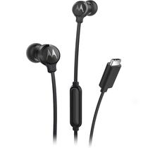 Fone de Ouvido Motorola Earbuds 3C-s / Tipo-C / Preto