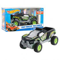 Hot Wheels Fast Racer Pullback Black Green 1739