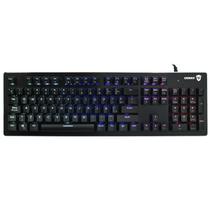 Teclado Gamer Mecanico Satellite GK-302 USB / RGB / Blue / Espanhol - Preto