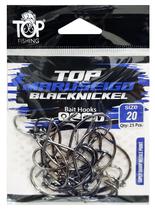 Anzol Top Fishing Maruseigo Black Nickel 20 com 10 PCS