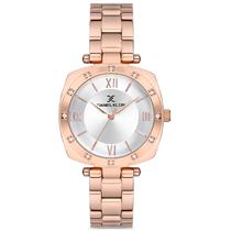 Relogio Analogico Feminino Daniel Klein DK.1.12688-3 Premium Ladies / Pulseira de Aco Inoxidavel - Rose Gold