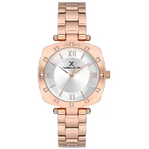 Relógio Analógico Feminino Daniel Klein DK.1.12688-3 Premium Ladies / Pulseira de Aço Inoxidável - Rose Gold