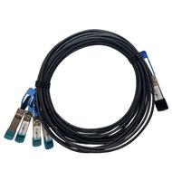 F. M QSFP28-100G/4SFP-CU3M 30AWG Cabo Conexao Direta 3M