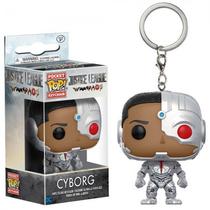 Funko Pop Keychain Justice League Cyborg