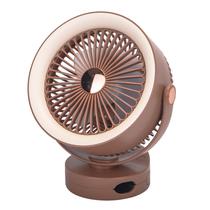 Ventilador de Mesa Recargable Marron 20 Diame. 23 D/Altura