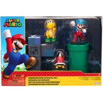 Jakks Pacific Figura Nintendo Super Mario Diorama de Bajotierra Plastico 3 Anos + Multicolor