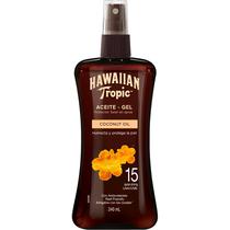 Protetor Solar Hawaiian Tropic Oleo de Coco FPS 15 - 240ML