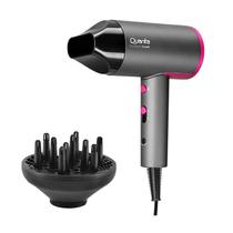 Secador de Cabelo Quanta Compact Look QTSCP20 2.000 Watts Bivolt - Cinza / Rosa