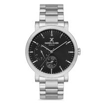 Relogio Analogico Masculino Daniel Klein DK.1.12725-2 Exclusive Gents / Pulseira de Aco Inoxidavel - Prata