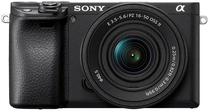 Camera Sony Aplha A6400 (ILCE-6400K) e PZ 16-50MM F3.5-5.6 Oss II
