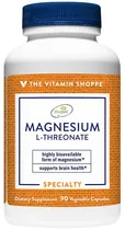 The Vitamin Shoppe Magnesium L-Threonate (90 Vegetable Capsules)
